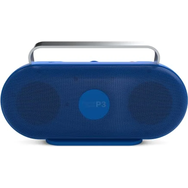 Polaroid P3 Music Player (Blue) - Retro-Futuristic Boombox Wireless Bluetooth Speaker Rechargeable with Dual Stereo Pairing – Bild 4