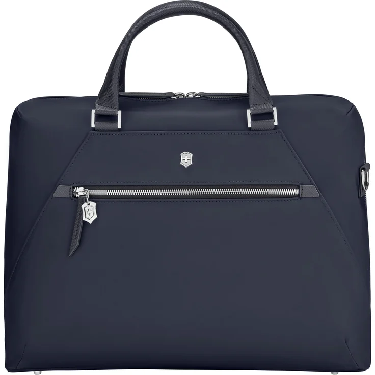 Victorinox Victoria Signature Briefcase, Notebooktasche 2-in-1, Midnight Blue (14") mit abnehmbaren Trageriemen und herausnehmbarem Etui