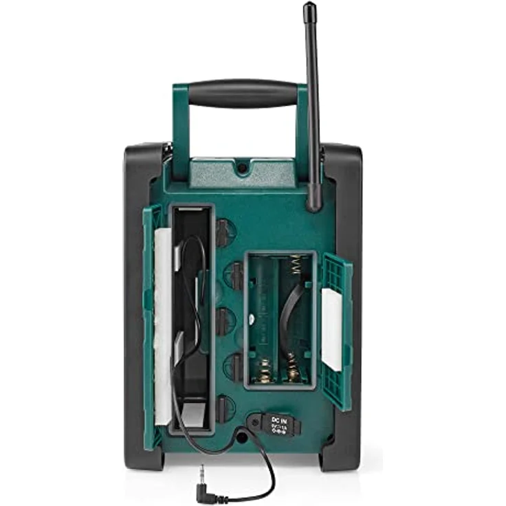 Nedis DAB+ Radio | Tisch Ausführumg | Bluetooth | 15 W | IP65 | Tragegriff | Grün/Schwarz – Bild 5