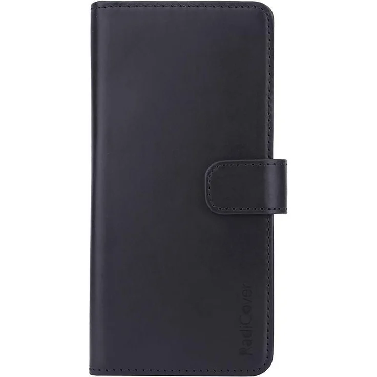 Radicover Radiation Protection Wallet Leather Samsung S10+ 2in1, Smartphone Hülle mit RFID-Schutz, Schwarz