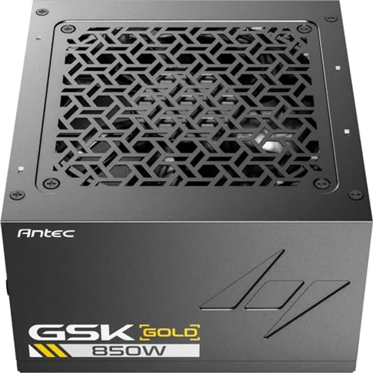 Antec GSK ATX 3.1, 850W PC Netzteil mit 80 PLUS Gold-Zertifizierung, modularer Kabelführung und 120 mm Lüfter, Schwarz – Bild 10