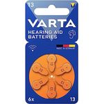 Varta 393552 Knopfbatterien für Hörgeräte V13 6 Stück