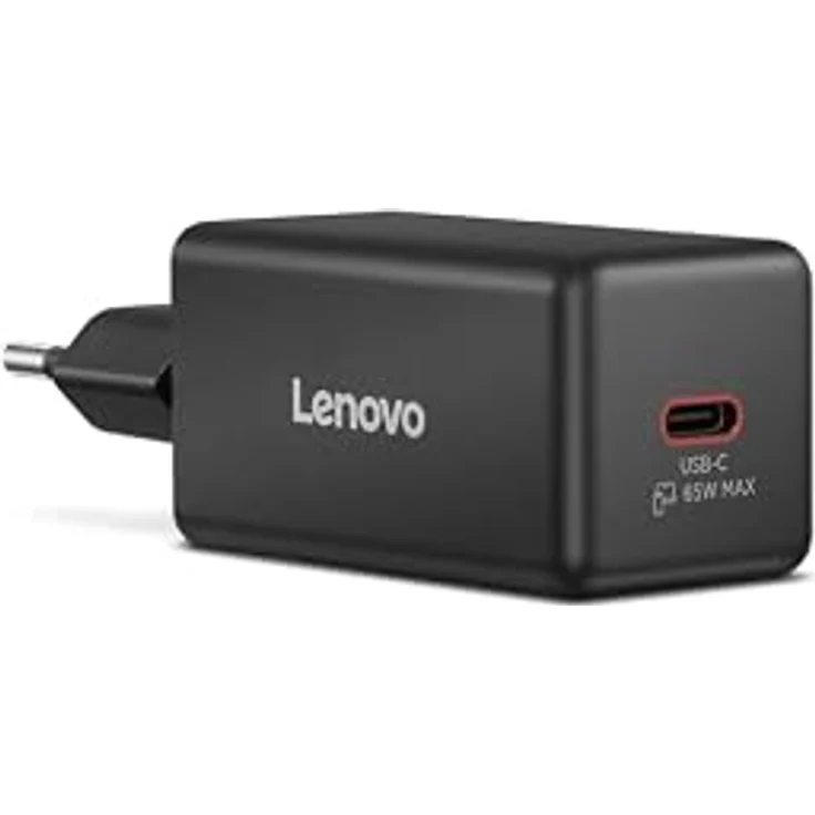 LENOVO GaN 65W USB-C Ladegerät, kompaktes Mini Netzteil für Laptops, Schwarz – Bild 3