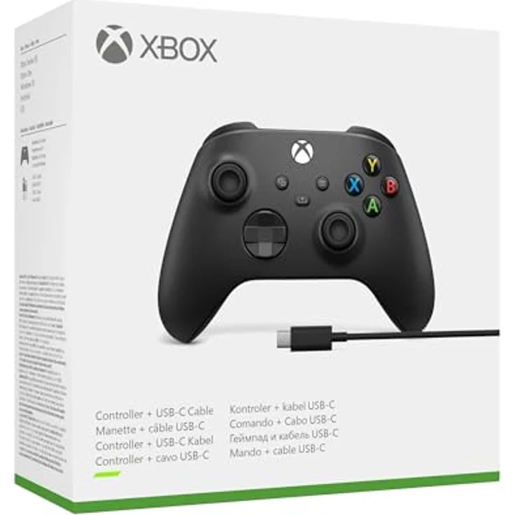 Xbox Wireless Controller für PC, drahtlos mit 2,7 m USB-C-Kabel, anpassbare Tasten und 3,5 mm Stereo-Headsetbuchse – Bild 4