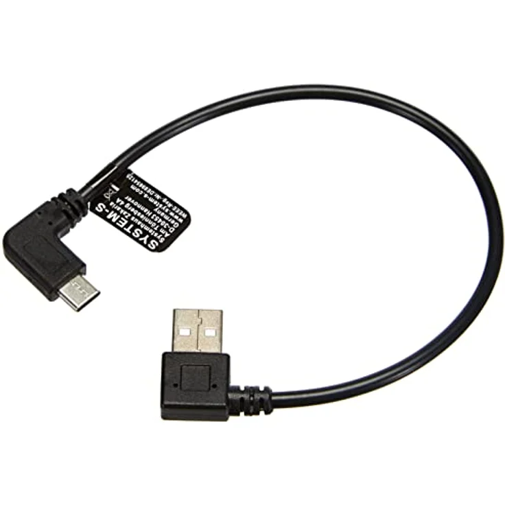 SYSTEM-S USB 3.1 Typ C zu USB 2.0 Winkel Stecker Kabel 27 cm – Bild 4