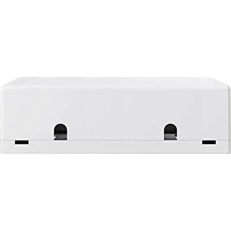 Goobay Wandgehäuse 79376, Leergehäuse für 4 Module, robustes weißes Kunststoffgehäuse mit Beschriftungsfeld, 180° Kabelführung – Bild 2