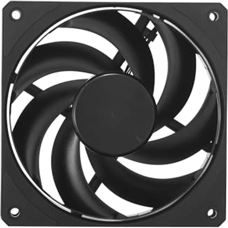 Cooler Master Mobius 120 Black Edition Gehäuselüfter, 120 mm, hohe Leistung, dynamisches Gleitlager, 2050 U/min, PWM-Lüfter, geräuscharmer Lüfter, 63,1 CFM Luftstrom – Bild 5