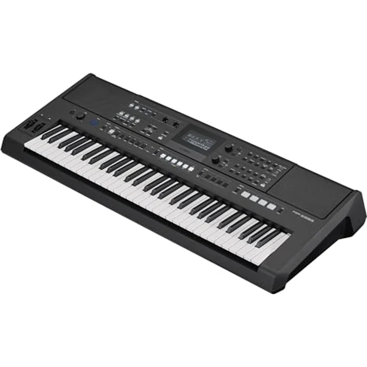 Yamaha PSR-E583, Home-Keyboard mit erweiterten Sounds und USB-C Audio-Interface, schwarz – Bild 1