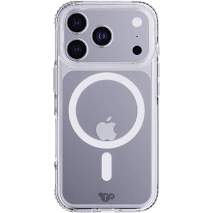 tech21 EvoClear mit MagSafe für Apple iPhone 17 Pro, Aufprallschutz bis 3,6 m, UV-beständig und kratzfest – Bild 1