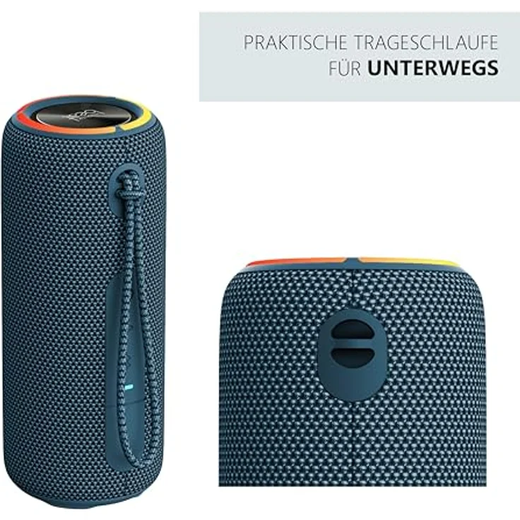 Mobile Beat PBS 3600, Bluetooth Lautsprecher mit 7 Stunden Akkulaufzeit, Bluetooth 5.3, blau – Bild 8