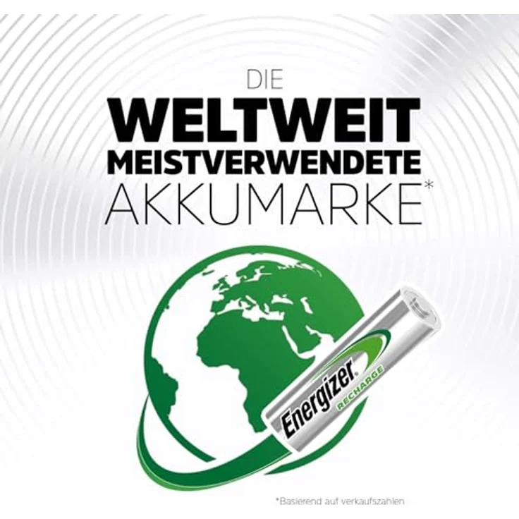 Energizer Wiederaufladbare Batterien AAA, Recharge Universal, 4 Stück – Bild 5