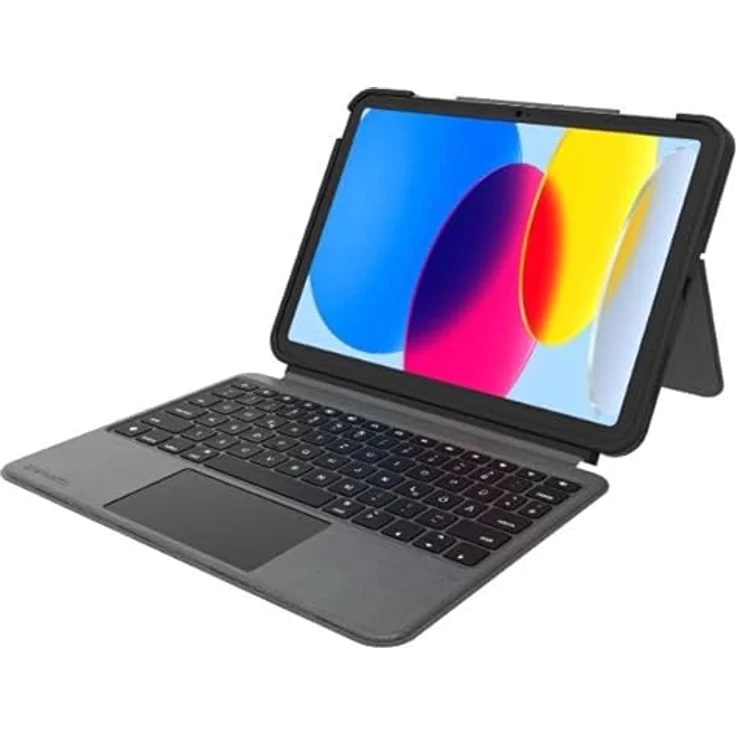 4smarts Tastatur Case 2in1 Solid Smart Connect für iPad 10. Generation, spritzwassergeschützt, stoßfest, schmutzabweisend – Bild 2