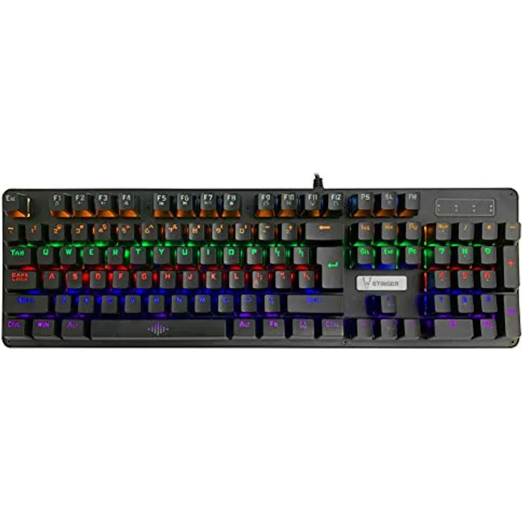 Woxter TECLADO Gaming MECÁNICO Stinger RX 900K, Tastatur mit Hochwertige Material, Langlebigkeit und Robustheit