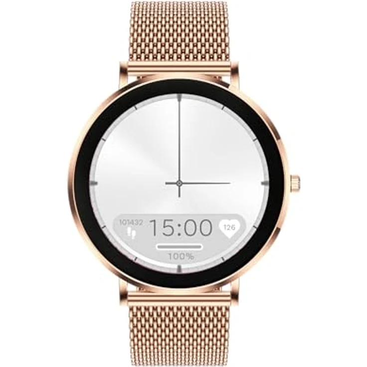 MaxCom FW27 Selenium, Smartwatch mit 1,32 Zoll AMOLED-Display, 0,128 GB, Gold, Fitness-Tracker und Gesundheitsüberwachung – Bild 7