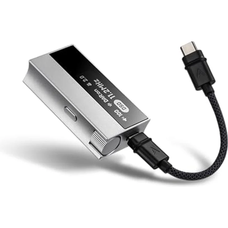 Astell&Kern AK HC5 (Display, Klangregelung, USB-DAC), Kopfhörerverstärker, Schwarz, Grau – Bild 3