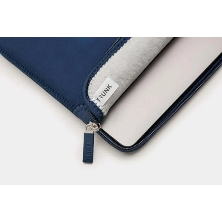 Trunk 14" MacBook Pro Sleeve, Neopren Laptop-Tasche mit robustem Schutz, Navy Blau – Bild 5
