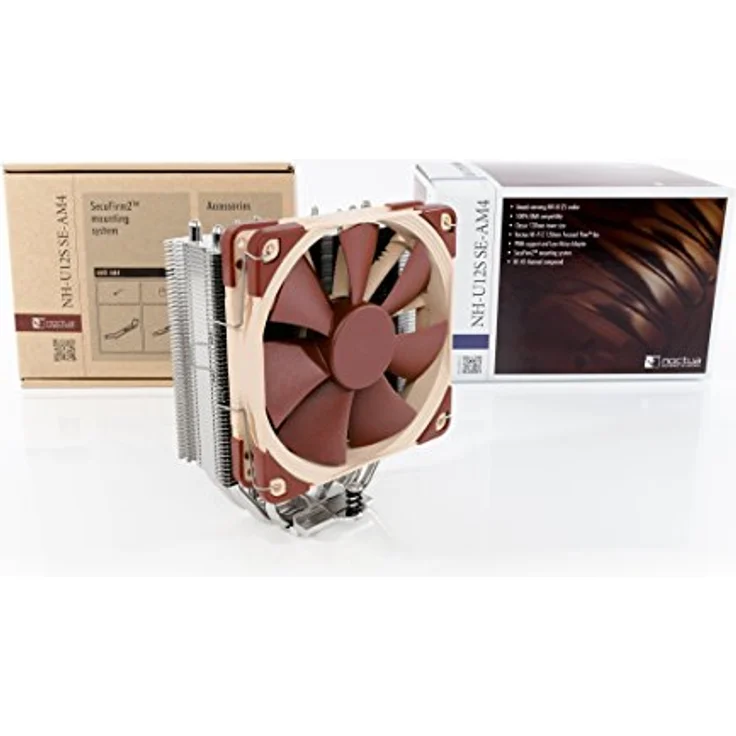 Noctua NH-U12S - Prozessorkühler - (Socket AM4) - Aluminium mit nickelbeschichteter Kupferbasis - 120 mm (NH-U12S SE-AM4) - Preisvergleich – Bild 4