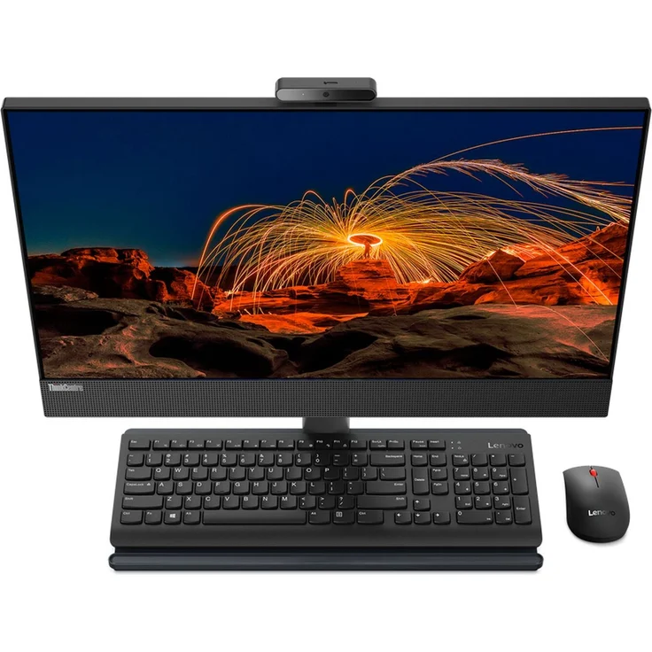 Lenovo ThinkCentre M90a Gen 3 11VF - All-in-One PC, Core i5 12500, 8 GB RAM, 256 GB SSD, 23.8" Full HD Touchscreen, Schwarz
