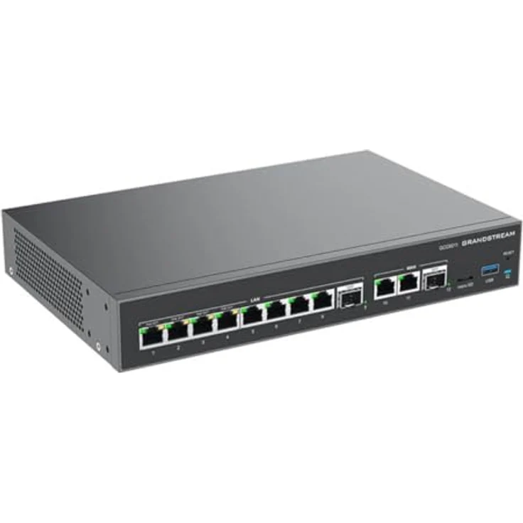 Grandstream GCC6011, Netzwerk Switch mit 12 Ports, integrierter IP-PBX, VPN-Router und Firewall, Schwarz – Bild 3