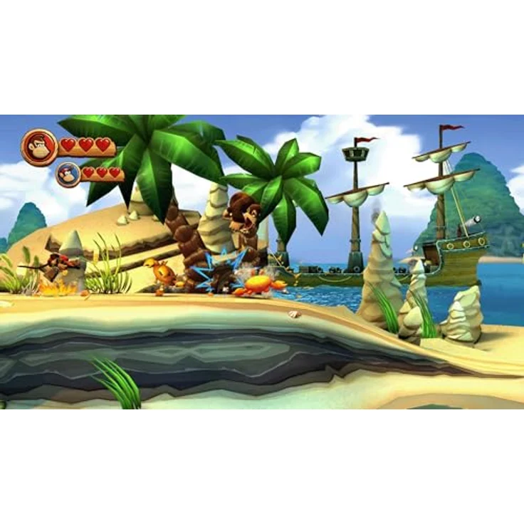 Nintendo Donkey Kong Country Returns HD, Nintendo Switch Game - HD Grafik, 80 Level, lokaler Koop-Modus, zusätzliche 3DS-Level – Bild 2