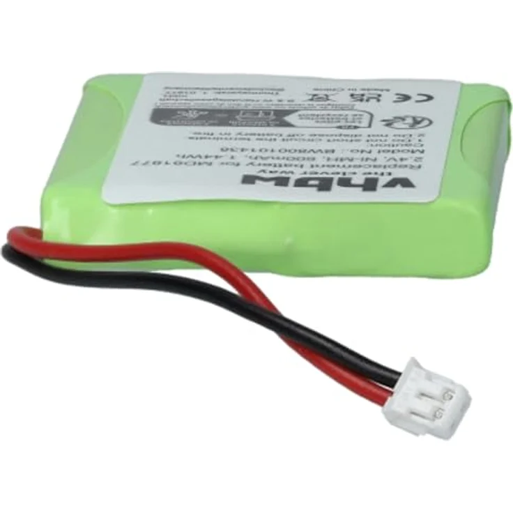 vhbw 2x NiMH Akku Set 600mAh (2.4V) für schnurlos Festnetz Telefon Medion Life S63006, S63008, S63022, Slim 500, X680 wie 5M702BMX, GP0827, GPHP70-R05 – Bild 10
