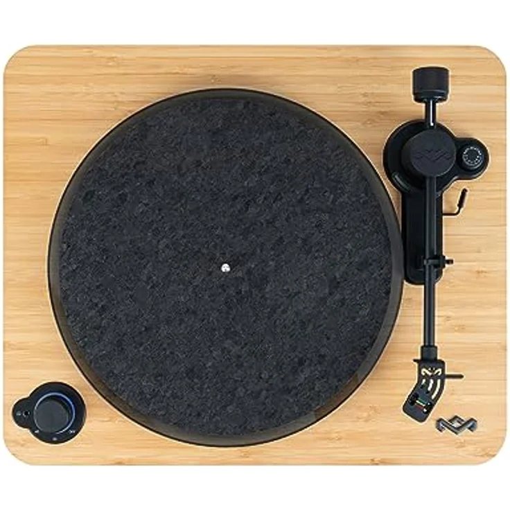 House of Marley Stir it Up Lux – Bluetooth-Plattenspieler, nachhaltiger Vinyl-Player, recycelte Materialien, elliptischer Tonabnehmer Audio-Technica 95E, überragender Klang und Tracking-Fähigkeit – Bild 2