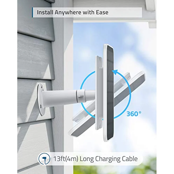 Eufy - Solarladegerät - 2.6 Watt - für Eufy eufyCam 2, eufyCam 2 Pro, eufyCam 2C - Preisvergleich – Bild 6