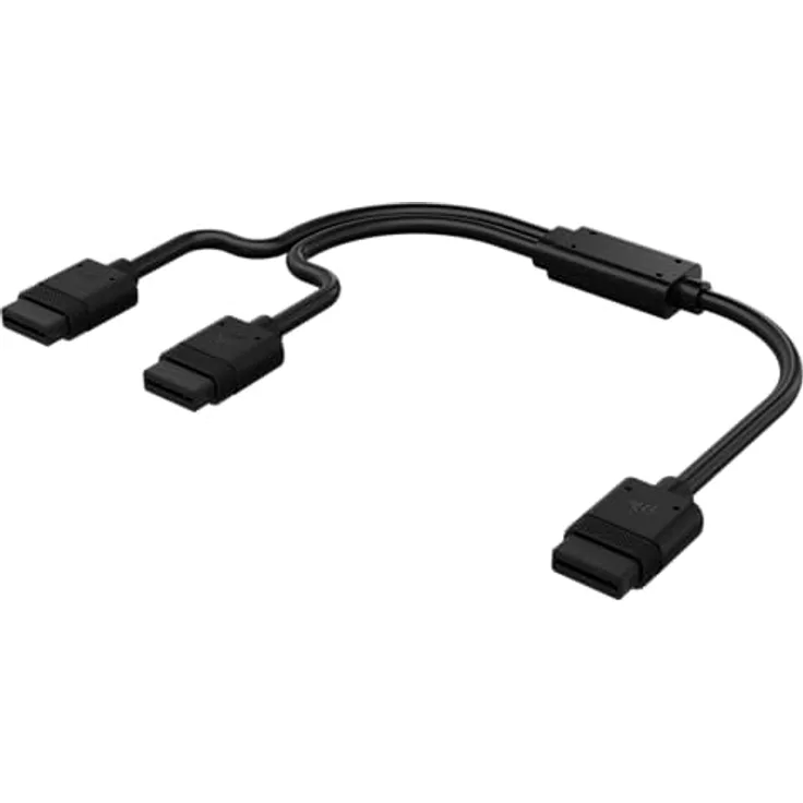 Corsair iCUE LINK Y-Kabel - 600mm Gerade - Schwarz