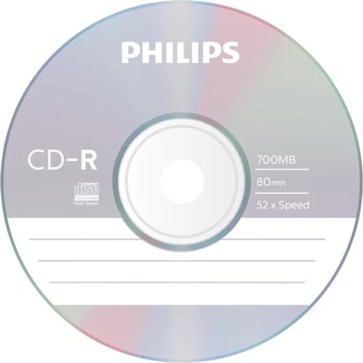 Philips CD-R 80min/700MB, 100er-Pack – Bild 2