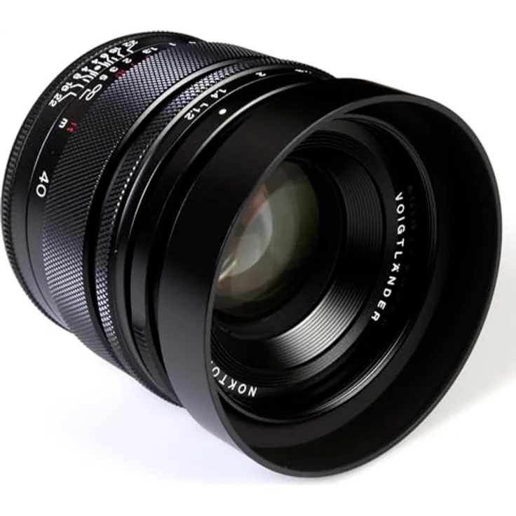Voigtlander RF 40 mm F1.2 Nokton asphärisches Objektiv kompatibel mit Canon RF, schnelles Objektiv mit manueller Fokussierung, optimiert für Canon RF-Sensoren, 58 mm Filtergröße, Metall-Gegenlichtblende, 3-Achsen-Bildstabilisierung möglich – Bild 4