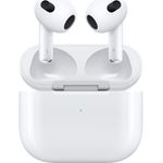 Apple AirPods (3. Generation), True Wireless Kopfhörer für Anrufe/Musik mit Bluetooth und kabelloser Ladehülle, Weiß (MME73RU/A)