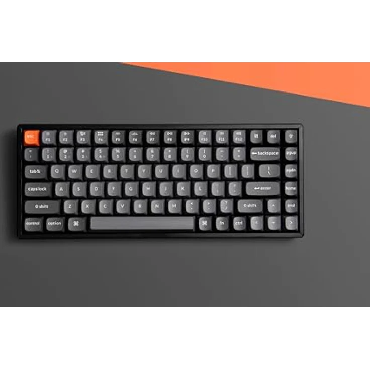 Keychron K2 MAX, Wireless Mechanische Tastatur mit RGB, Hot-Swap, QMK/VIA Programmierbare Makros, Aluminiumrahmen, Super Brown Switch, für Mac und Windows – Bild 2