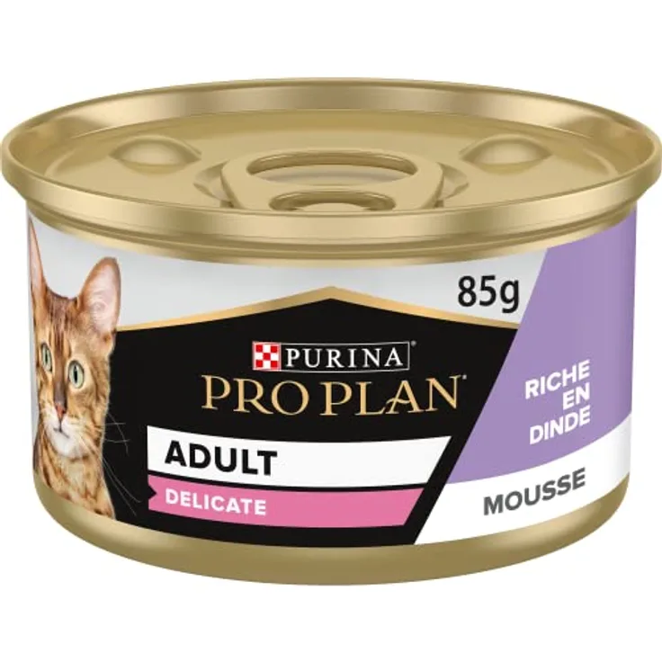 Pro-Plan Katze Latt. Delicate Truthahn, 24 x 85g
