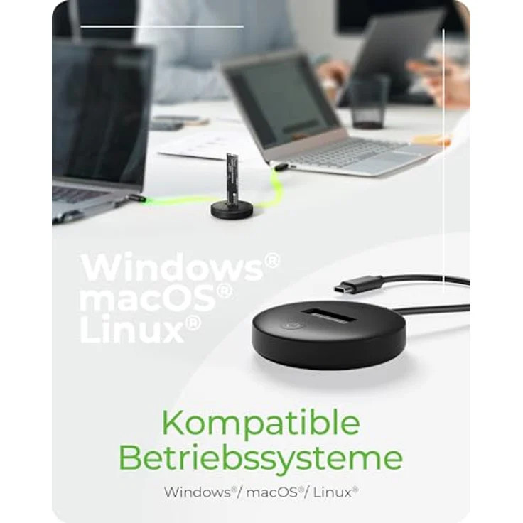 ICY BOX IB-1610MCD-C31, Dockingstation für NVMe & SATA M.2 SSD, USB-C mit 10 Gbit/s Geschwindigkeit, kompakt und tragbar – Bild 6