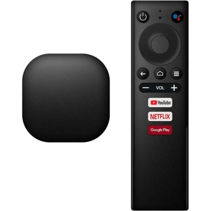 Dangbei 4K Streaming Dongle with Android TV (Google Assistant), Schwarz, Streaming Media Player
