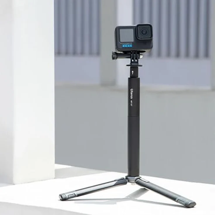 Ulanzi MT 57, Selfie Stick Pole für GoPro/Insta360/DJI, max. Höhe 81 cm, ultraleicht, unsichtbarer Effekt – Bild 7