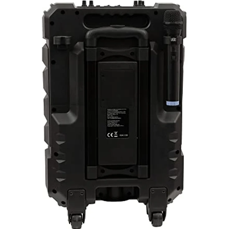 Giochi Preziosi HY-2110, Kabelloses Karaoke-System mit 40 W RMS, 14,1" LED-Display, Schwarz/Grau, MicroSD-Unterstützung und integriertem Disco Licht – Bild 10
