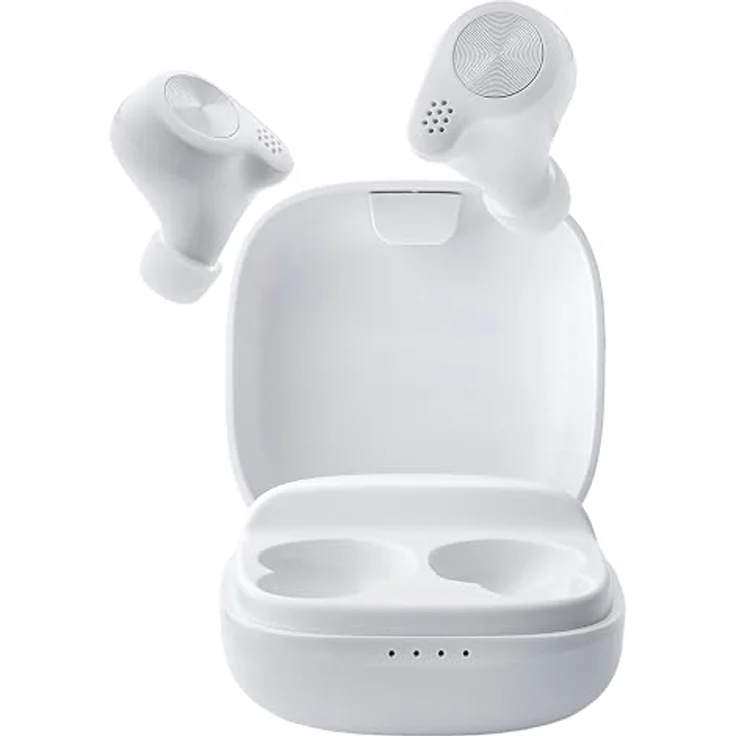 Intenso Buds Micro T200, True Wireless Kopfhörer in Weiß mit Musik- und Gaming-Modus, intuitive Touchsteuerung, Bluetooth 5.3, In Ear Design – Bild 2