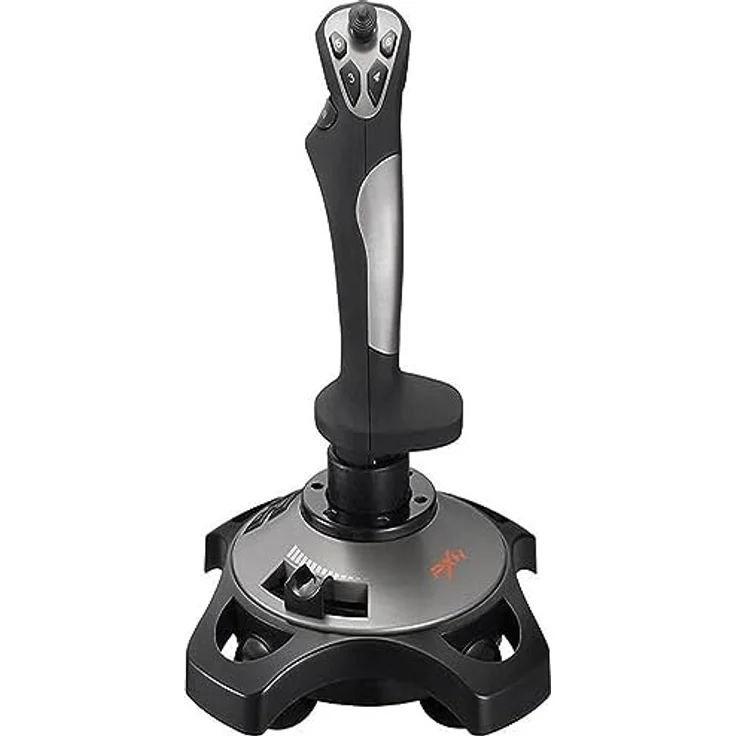 PXN Joystick -2113 PRO, Realistischer Flight Control Joystick mit Vibrationssystem, kompatibel mit Windows XP, 7, 8 und 10 – Bild 1
