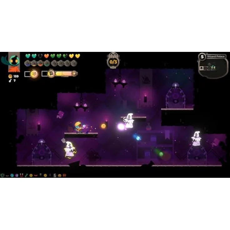 NUMSKULL GAMES Folly of the Wizards, 2D-Roguelike-Actionspiel für Nintendo Switch mit prozedural generierten Dungeons – Bild 7