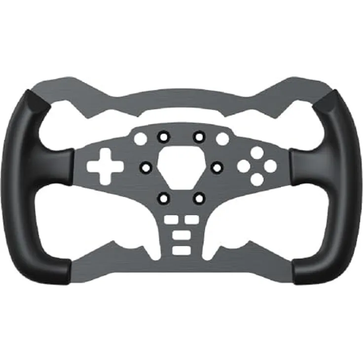 Moza ES Formula Wheel Mod, Gaming Controller aus Aluminium, Schwarz, für Rennsimulationen