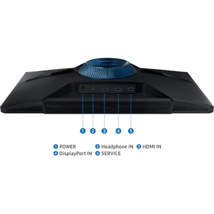 Samsung Odyssey G30D Full HD Gaming Monitor, 24 Zoll, VA-Panel, AMD FreeSync, HDR10, Schwarz – Bild 4