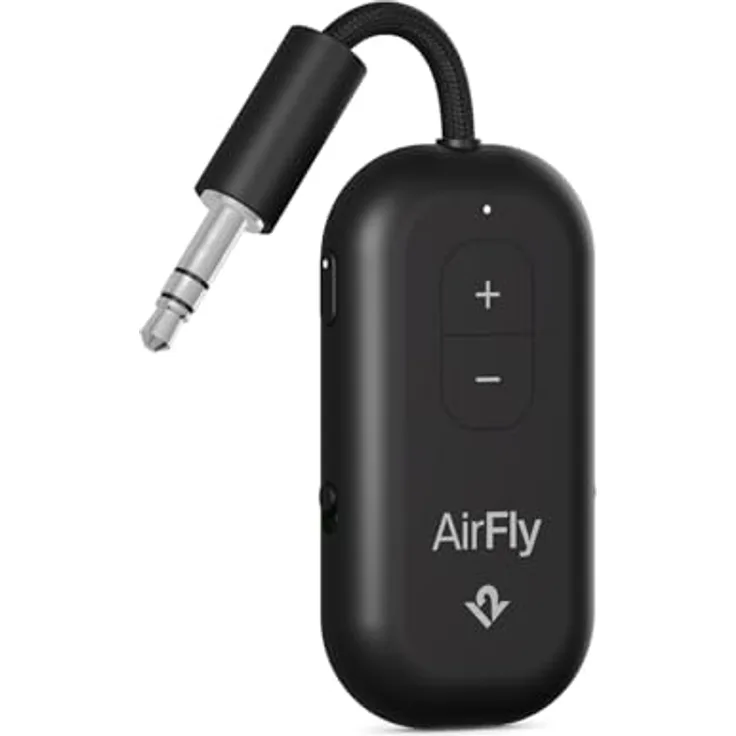 Twelve South AirFly Pro 2, Bluetooth®-Audio-Transmitter für Klinke/USB-C, Schwarz