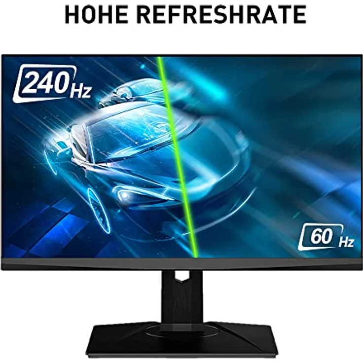 MSI Optix MAG274QRXDE 27 Zoll WQHD Gaming Monitor - 2560 x 1440 Rapid IPS Panel, 240 Hz / 1ms GtG, G-SYNC kompatibel, 126% sRGB Farbraum, DisplayHDR 400 - DP 1.4a, USB Typ-C, schwarz – Bild 2