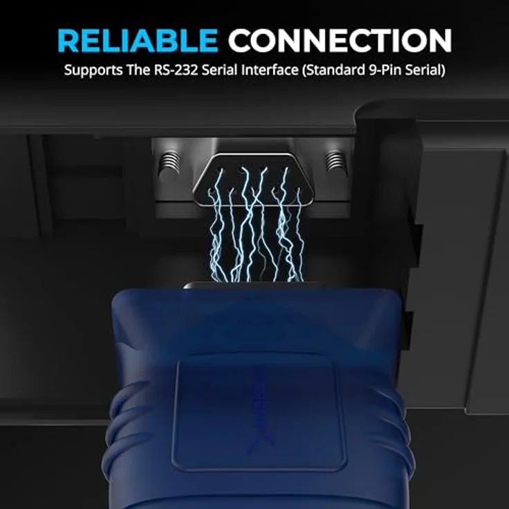 Sabrent Serial-Kabel - USB 2.0 zu Seriell (9-Pin) DB-9 RS-232-Konverter-Kabel (CB-DB9P) - Preisvergleich – Bild 6