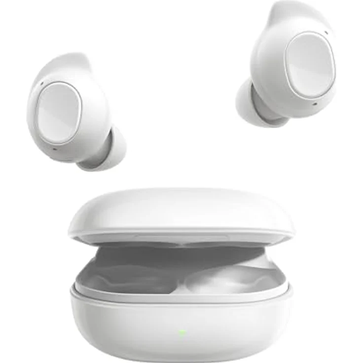 Samsung Galaxy Buds FE Kabellose Bluetooth-Ohrhörer, Active Noise Cancelling (ANC), Komfortable Passform, 3 Mikrofone, Touch Control, Tiefer Bass, Inkl. Ladekabel, White – Bild 2