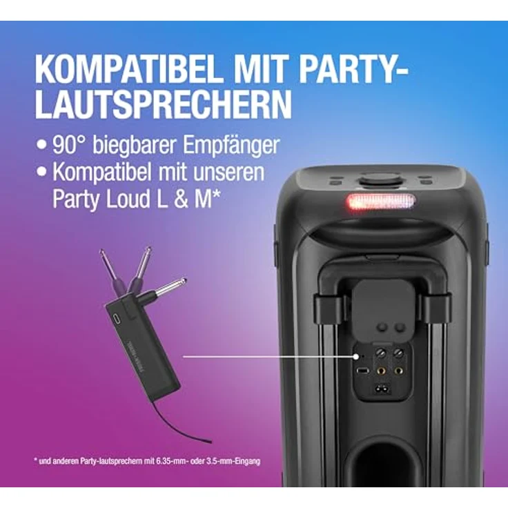 Fresh 'n Rebel Kabelloses Mikrofon-Set, 2 Karaoke-Mikrofone mit 25h Akkulaufzeit, Plug & Play, 2,4-GHz-Verbindung, kristallklarer Sound, Tragetasche und Zubehör – Bild 5