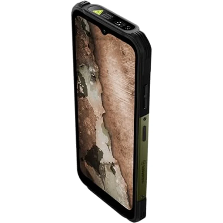 Hammer H Construction 2 5G Military Edition Ultra-Robustes Smartphone IP69, 50m Laser Lineal, 6+8GB RAM, Android 14, 50mpx Kamera mit Nachtsichtmodus, 6500mAh Akku mit Powerbank Funktion, NFC, 120Hz – Bild 4