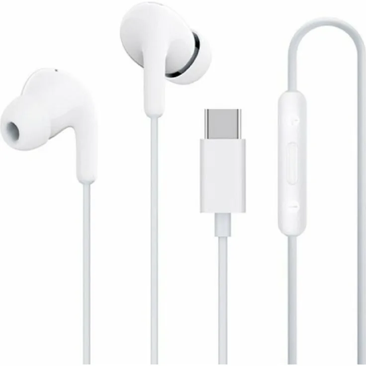 Xiaomi BHR8931GL USB-C Stereo Headset White - Kopfhörer mit 12.4mm Treiber und IP54 Schutz
