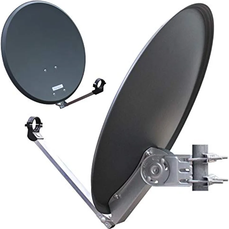 Opticum X80 Satelliten-Antenne 80 cm Stahl lichtgrau – Bild 2